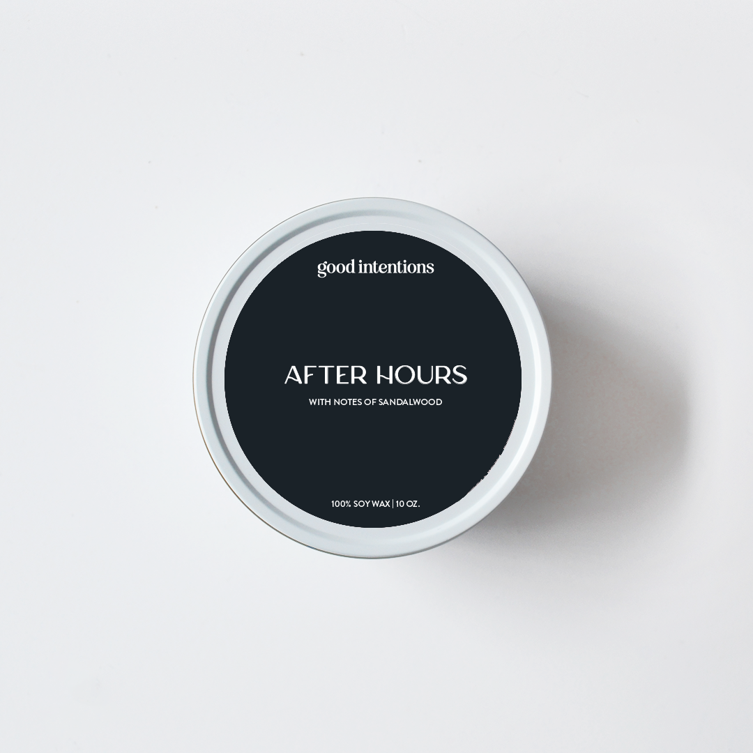 After Hours Tin Candle