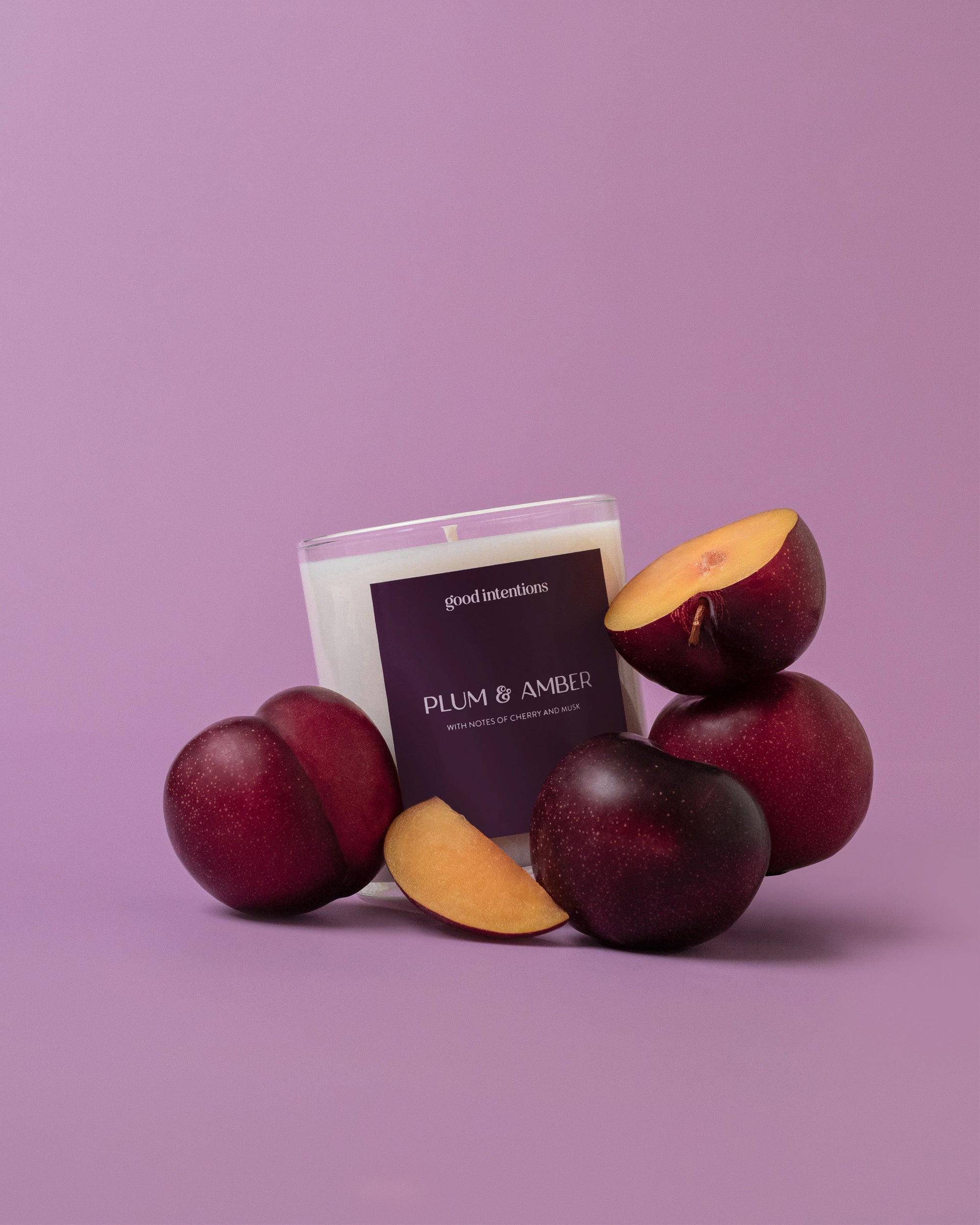 Plum & Amber Candle