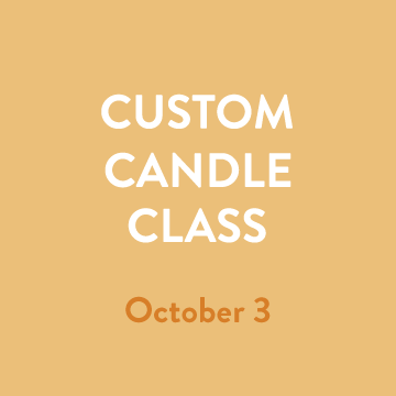 Candle Class - October 3 @ 11 AM