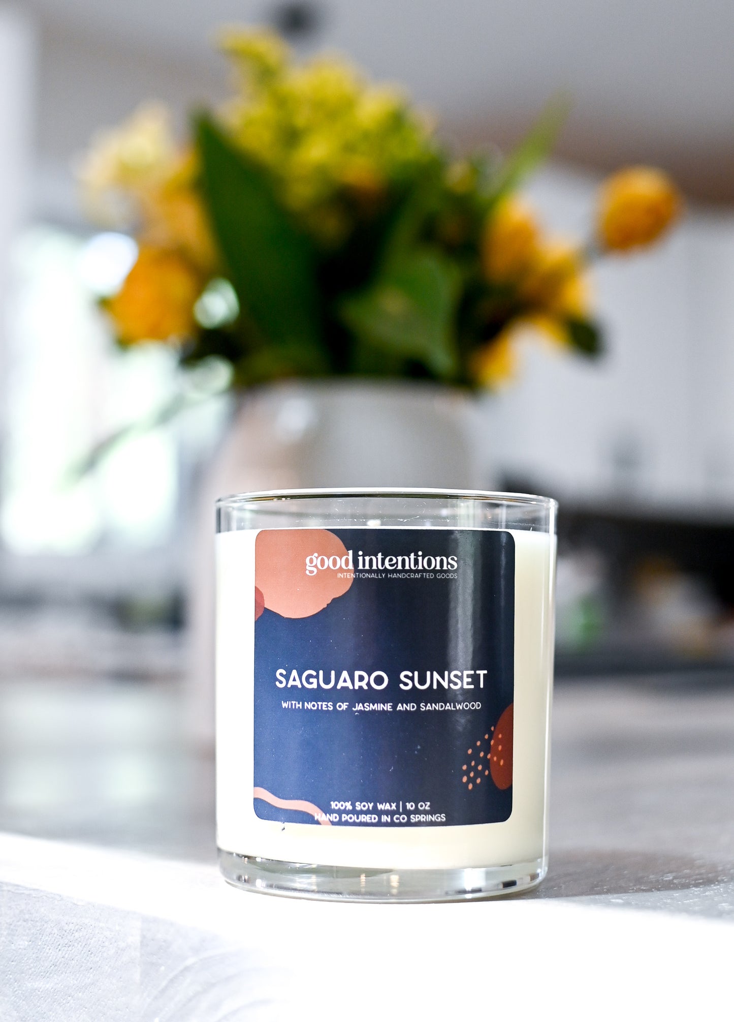 Saguaro Sunset Candle