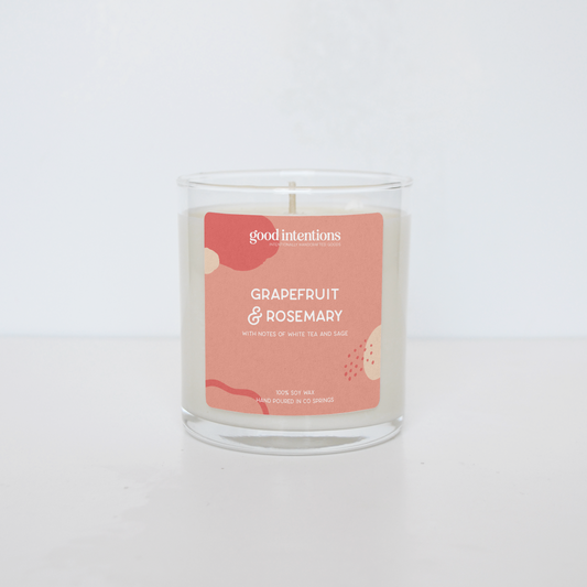 Grapefruit & Rosemary Candle