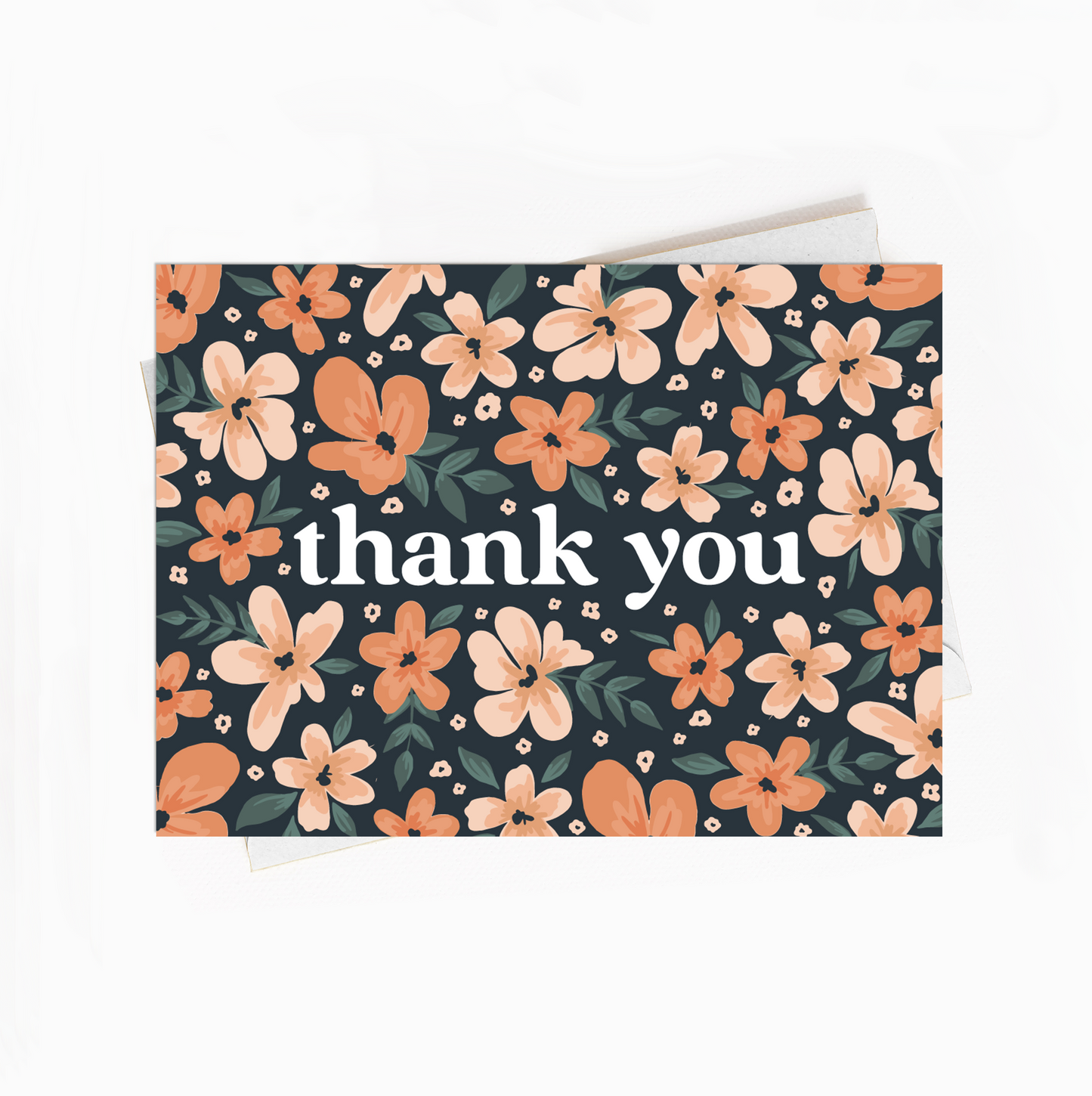Floral Thank You Card